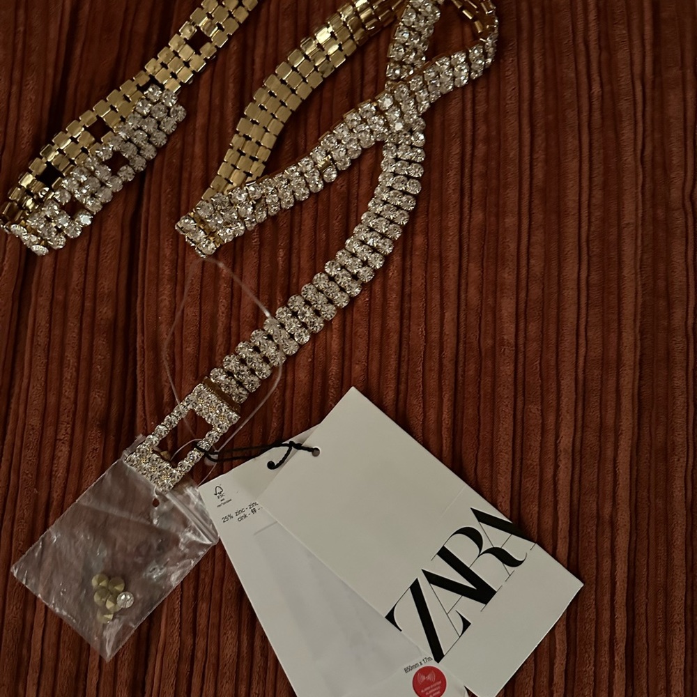 ZARA - RHINESTONE BELT